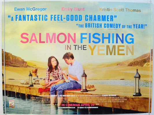 Salmon Fishing In The Yemen Original British Quad Poster - Film Poster - Movie Poster 