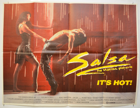 Salsa : The Motion Picture  Original Quad Poster - Film Poster - Movie Poster