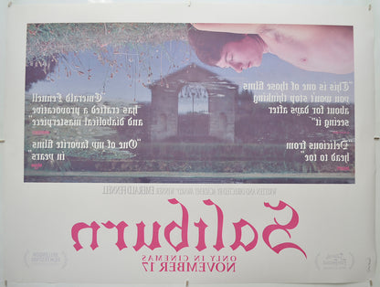 SALTBURN (Back) Cinema Quad Movie Poster 