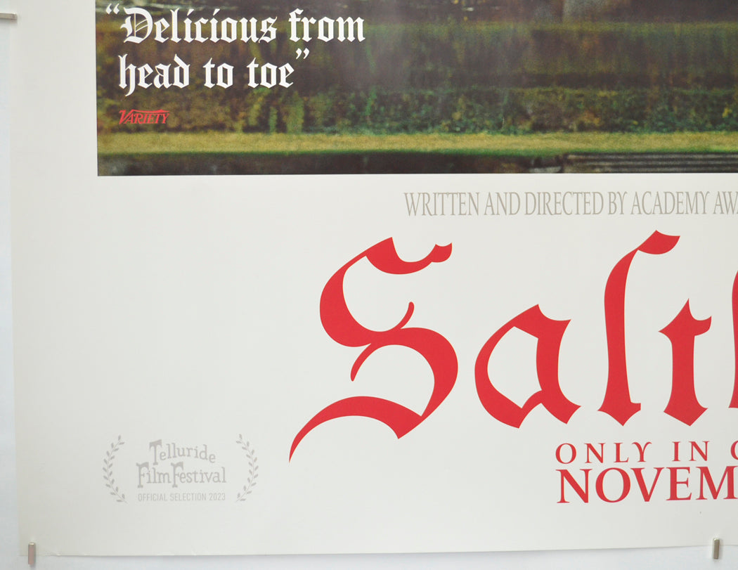 SALTBURN (Bottom Left) Cinema Quad Movie Poster 