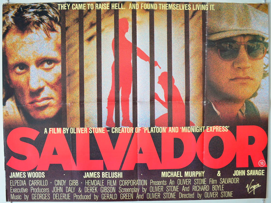 Salvador Original British Quad Poster - Movie Poster