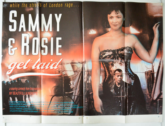 Sammy And Rosie Get Laid Original Quad Poster - Film Poster - Movie Poster  