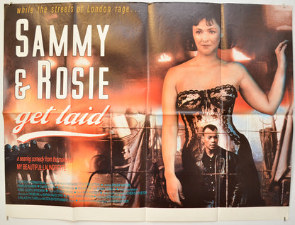 Sammy And Rosie Get Laid  Original Quad Poster - Film Poster - Movie Poster