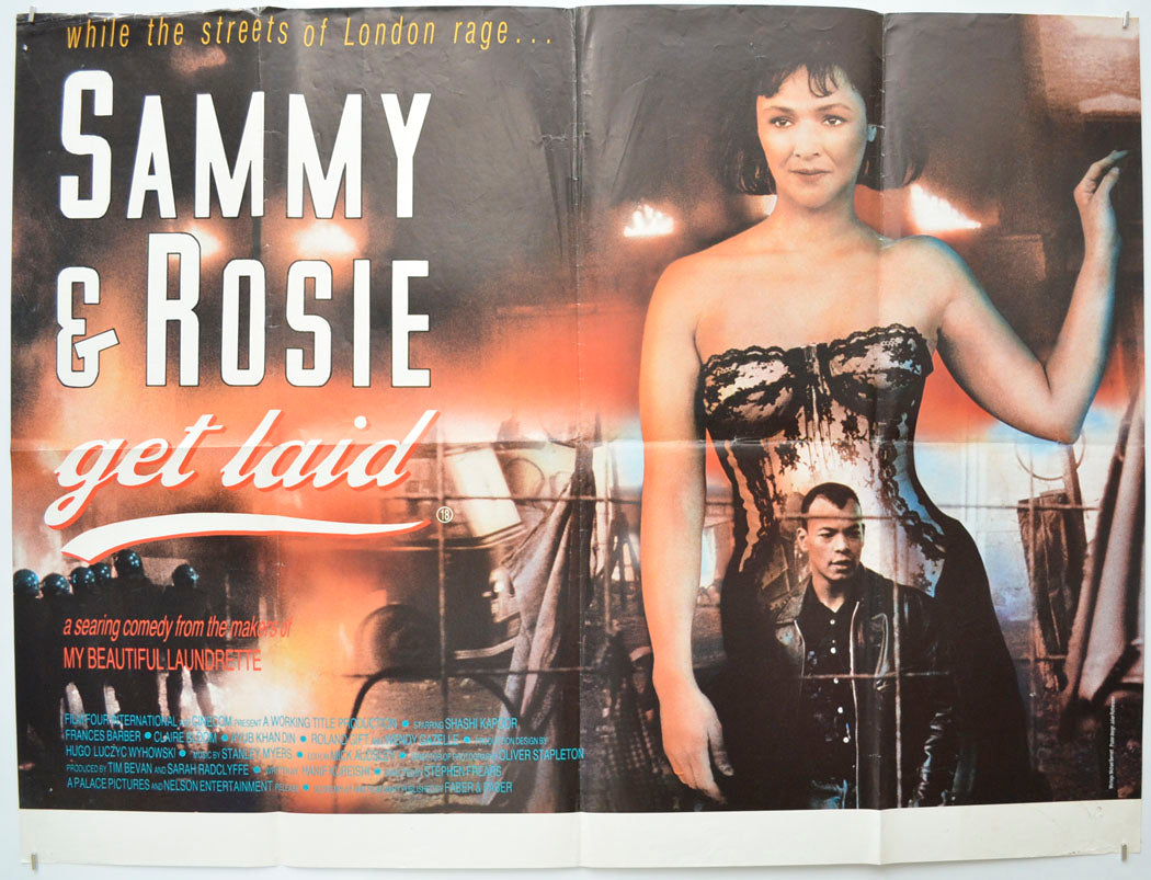 Sammy And Rosie Get Laid Original Quad Poster - Film Poster - Movie Poster