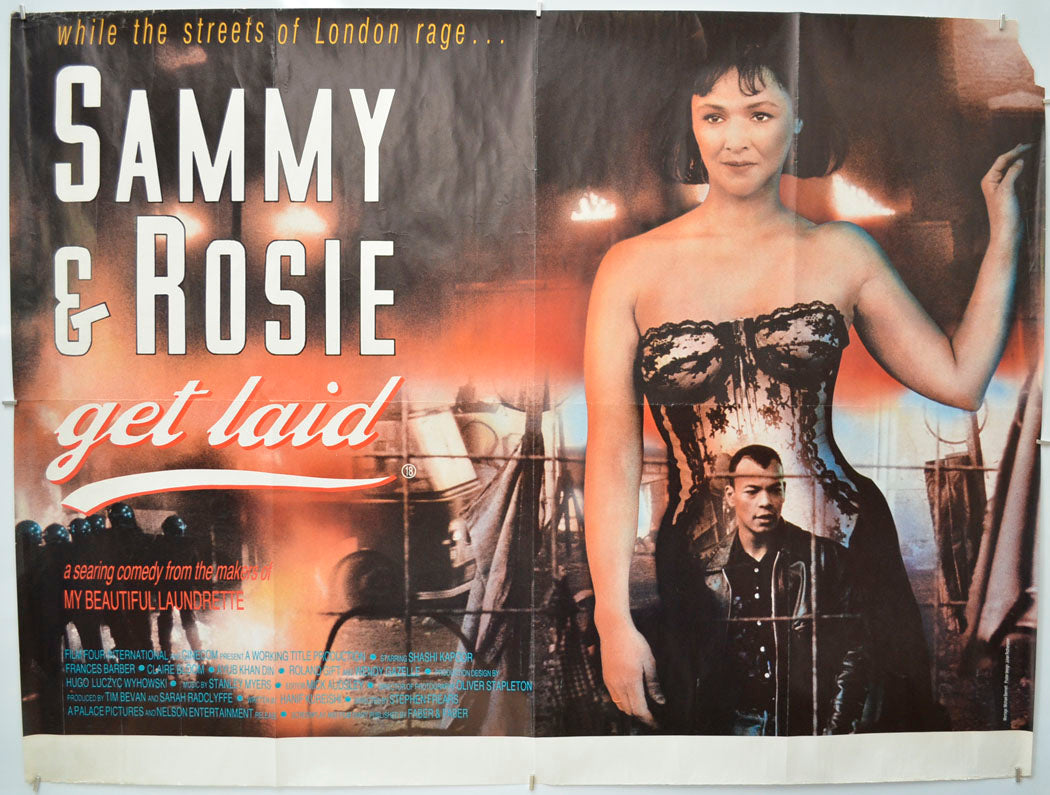 Sammy And Rosie Get Laid Original Quad Poster - Film Poster - Movie Poster