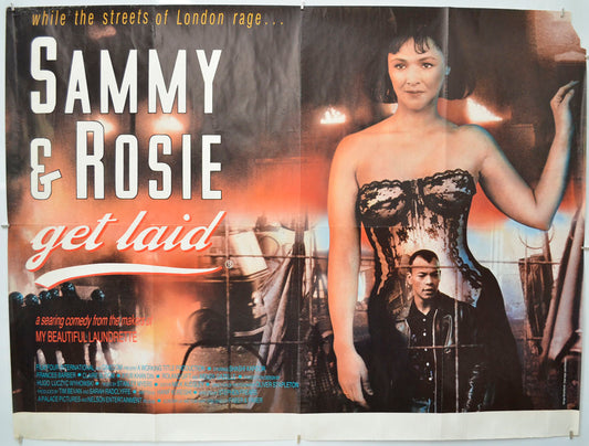 Sammy And Rosie Get Laid Original Quad Poster - Film Poster - Movie Poster