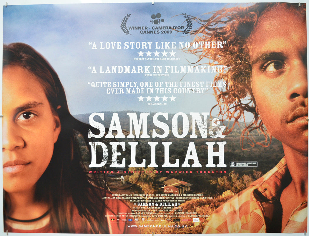 Samson And Delilah Original Quad Poster - Film Poster - Movie Poster