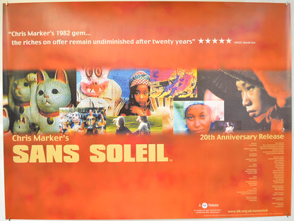 Sans Soleil  (20th Anniversary)  (2002 BFI re-release poster)   Original Quad Poster - Film Poster - Movie Poster