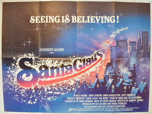 Santa Claus  (a.k.a. Santa Claus - The Movie)   Original Quad Poster - Film Poster - Movie Poster