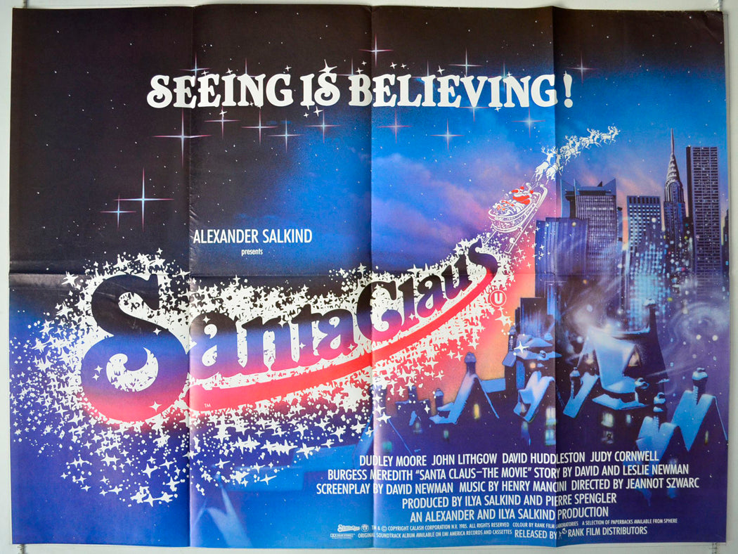 Santa Claus Original British Quad Poster - Movie Poster