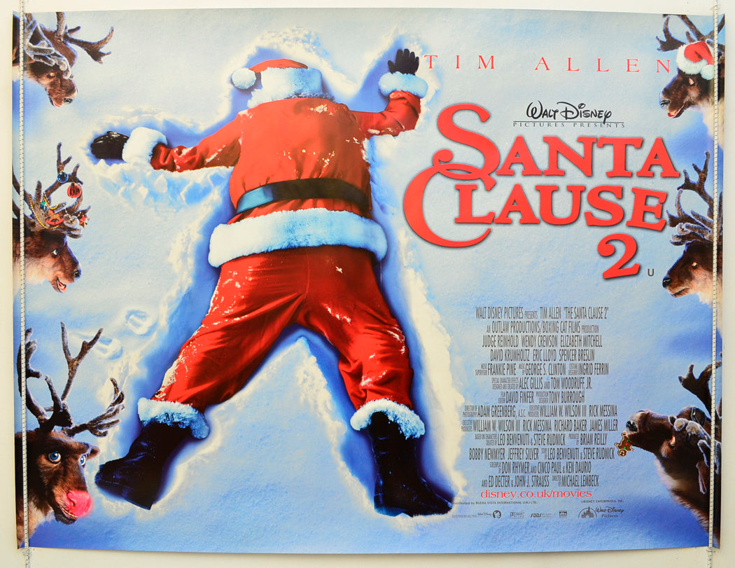 The Santa Clause 2 Original Quad Poster - Film Poster - Movie Poster  