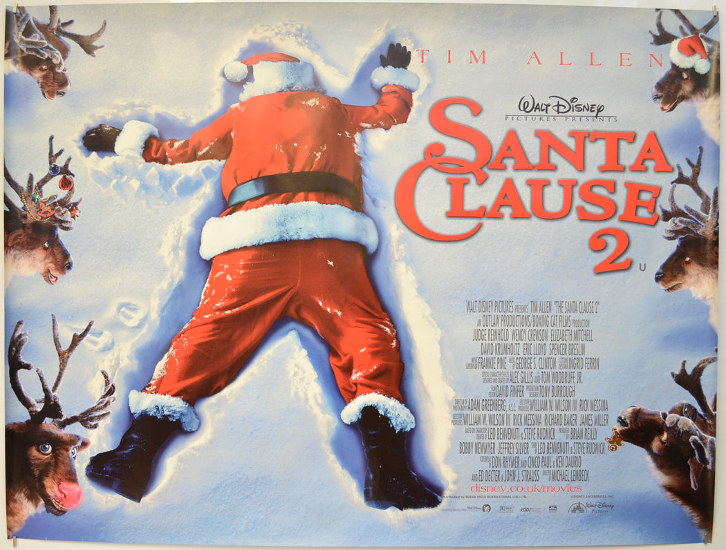 Santa Clause 2  Original Quad Poster - Film Poster - Movie Poster