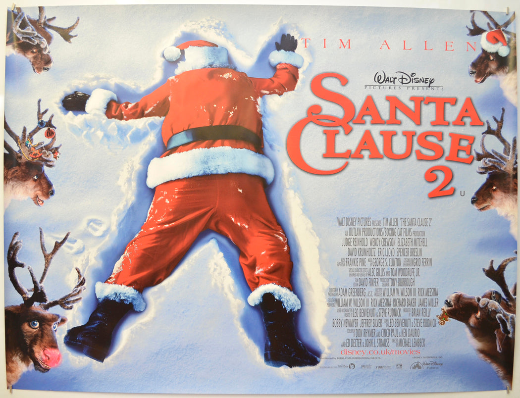 Santa Clause 2 Original Quad Poster - Film Poster - Movie Poster