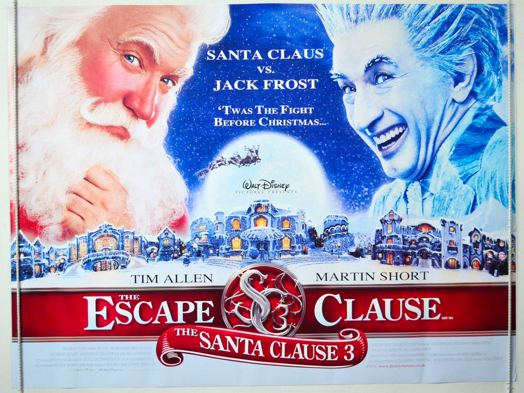 The Santa Clause 3 - The Escape Clause Original British Quad Poster - Movie Poster