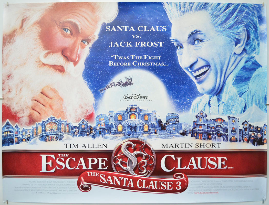 The Santa Clause 3 - The Escape Clause Original Quad Poster - Film Poster - Movie Poster