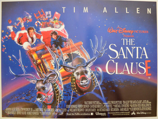 The Santa Clause Original Mini Quad Poster - Film Poster - Movie Poster