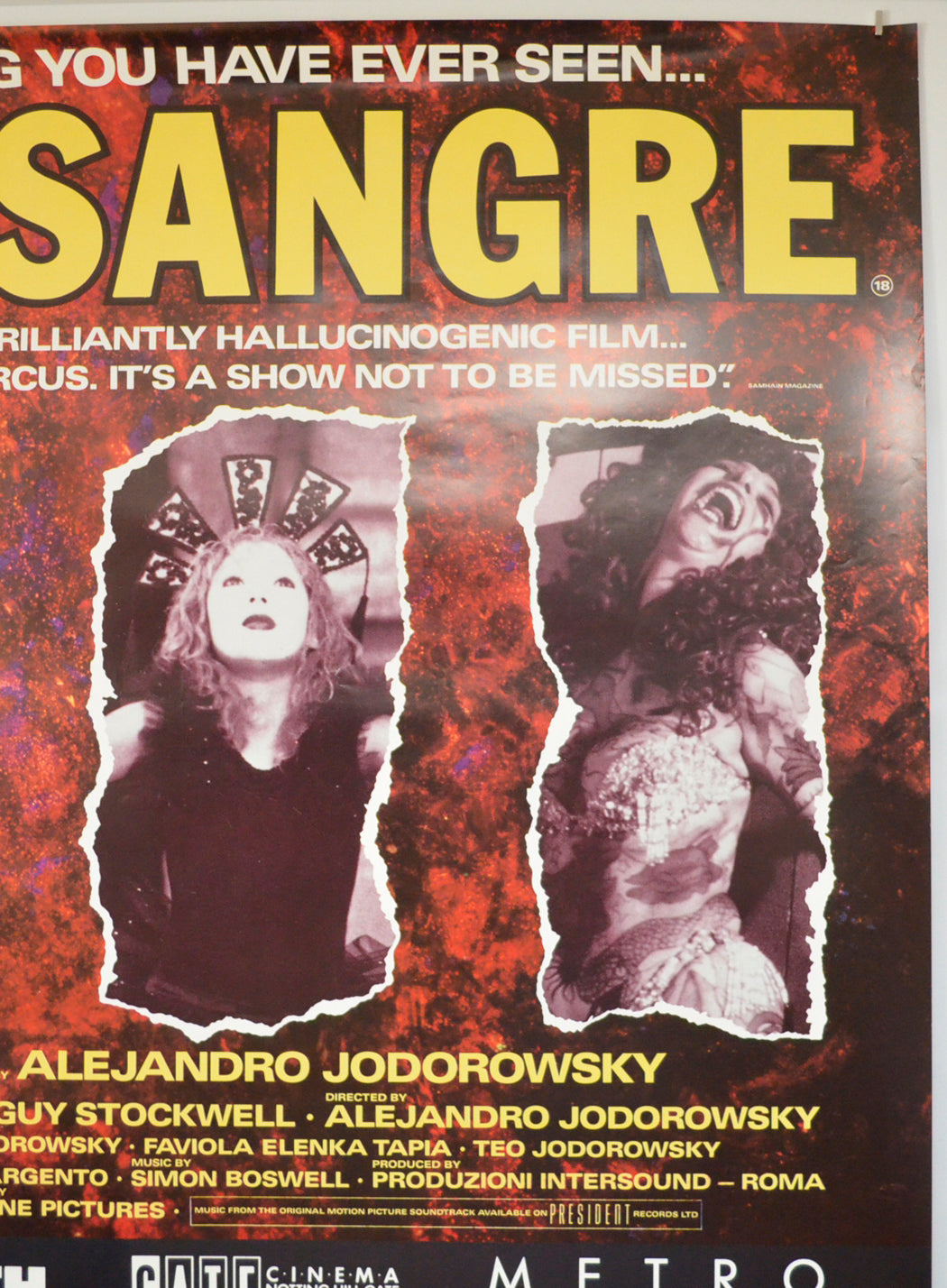 SANTA SANGRE (Top Right) Cinema 4 Sheet Movie Poster 