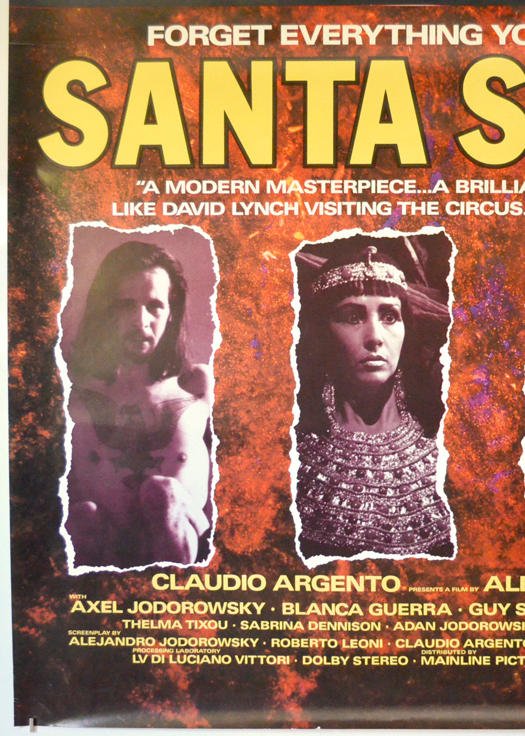 SANTA SANGRE (Bottom Left) Cinema 4 Sheet Movie Poster 