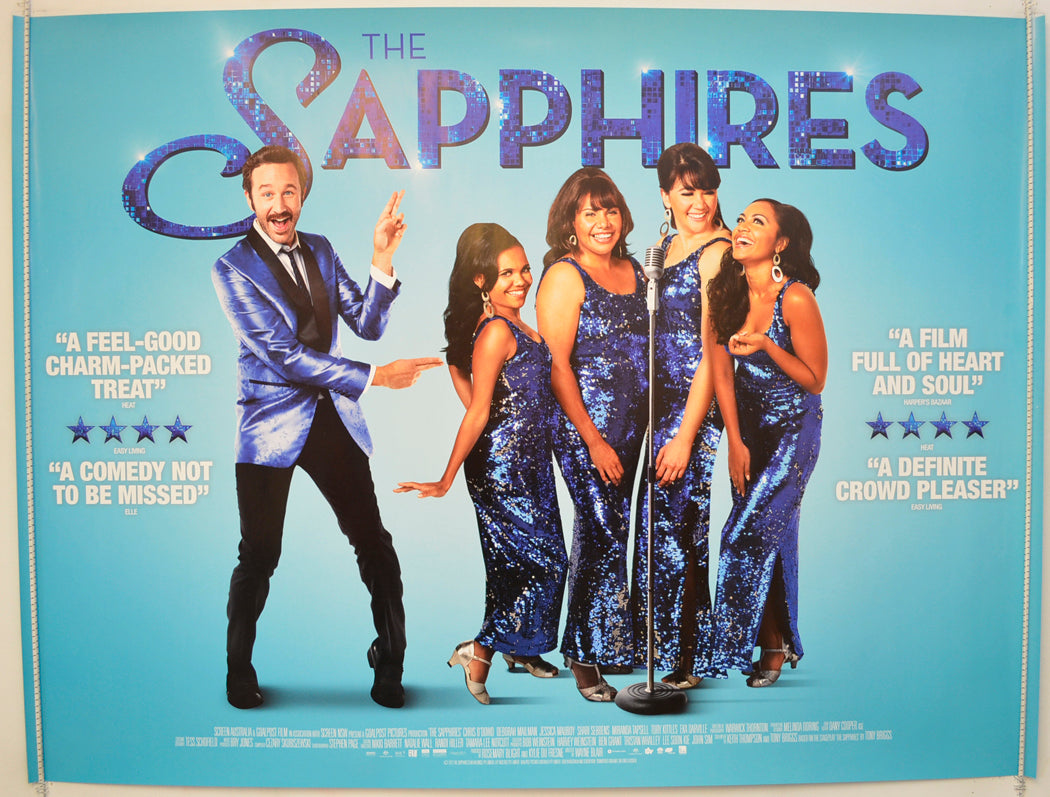 The Sapphires  Original Quad Poster - Film Poster - Movie Poster 