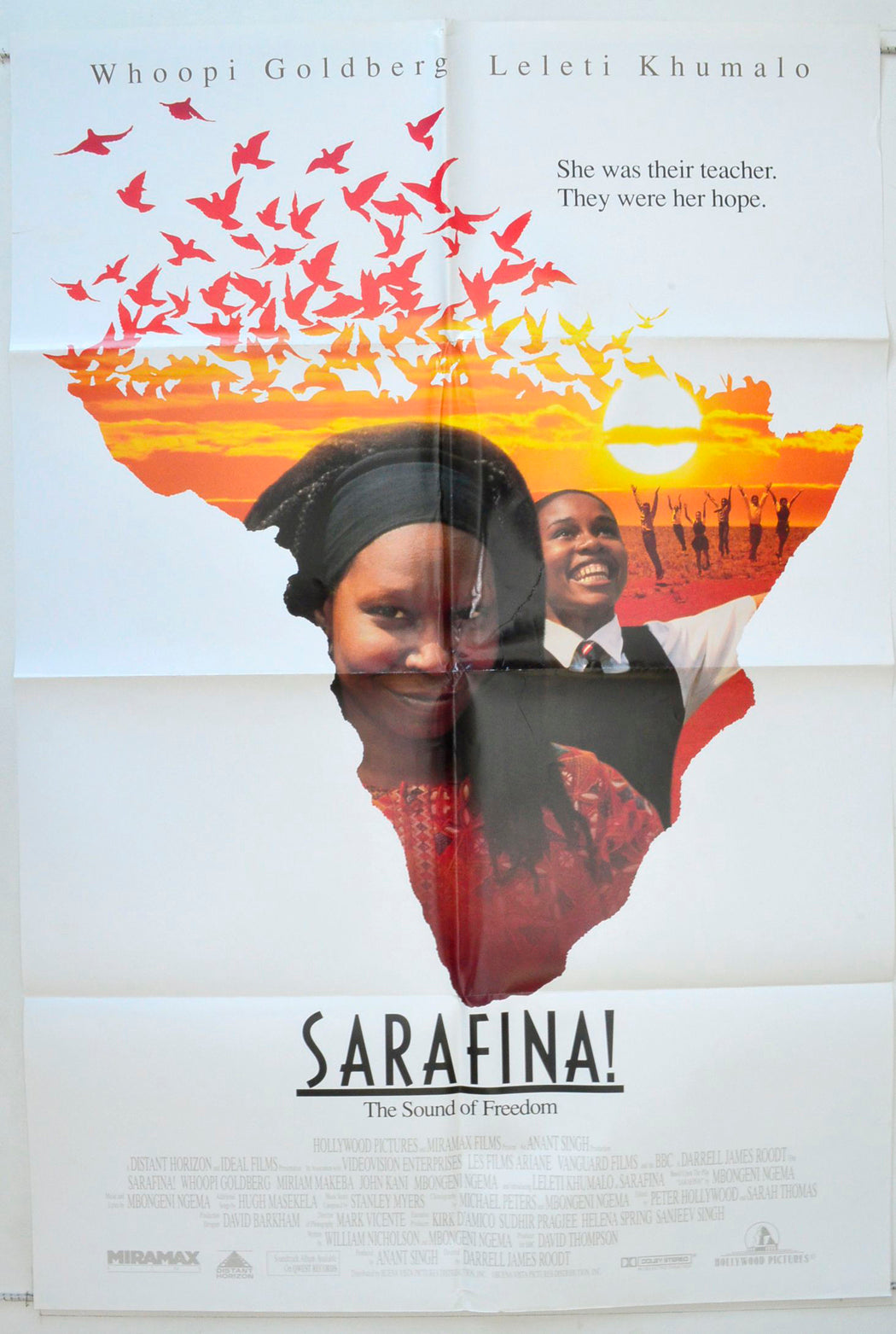 Sarafina! Original One Sheet Poster - Movie Poster