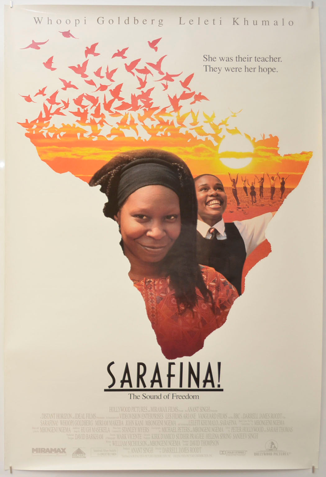 Sarafina! Original One Sheet Poster - Film Poster - Movie Poster