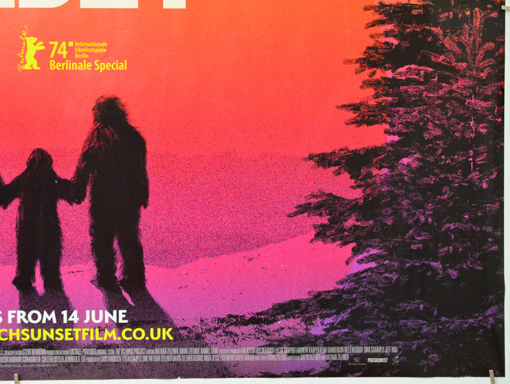 Sasquatch Sunset (Bottom Right) Cinema Quad Movie Poster 