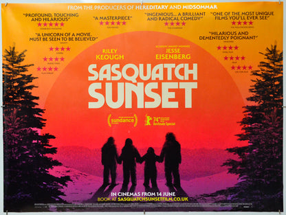 Sasquatch Sunset - Original Quad Poster - Film Poster - Movie Poster