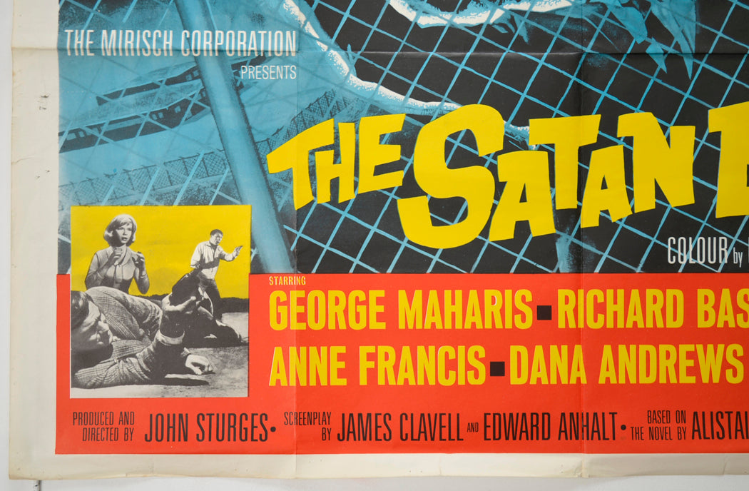 THE SATAN BUG (Bottom Left) Cinema Quad Movie Poster 