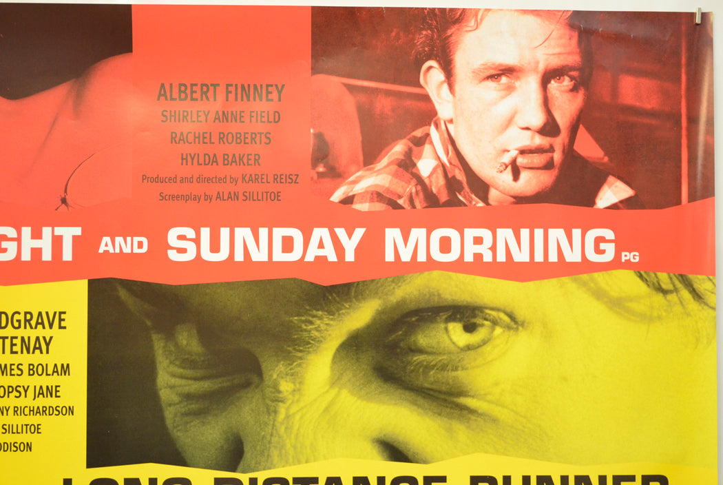 SATURDAY NIGHT AND SUNDAY MORNING (Top Right) Cinema Quad Movie Poster 