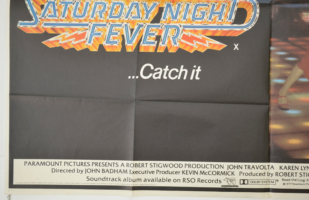 SATURDAY NIGHT FEVER (Bottom Left) Cinema Quad Movie Poster 