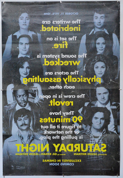Saturday Night (Back) Cinema One Sheet Movie Poster 