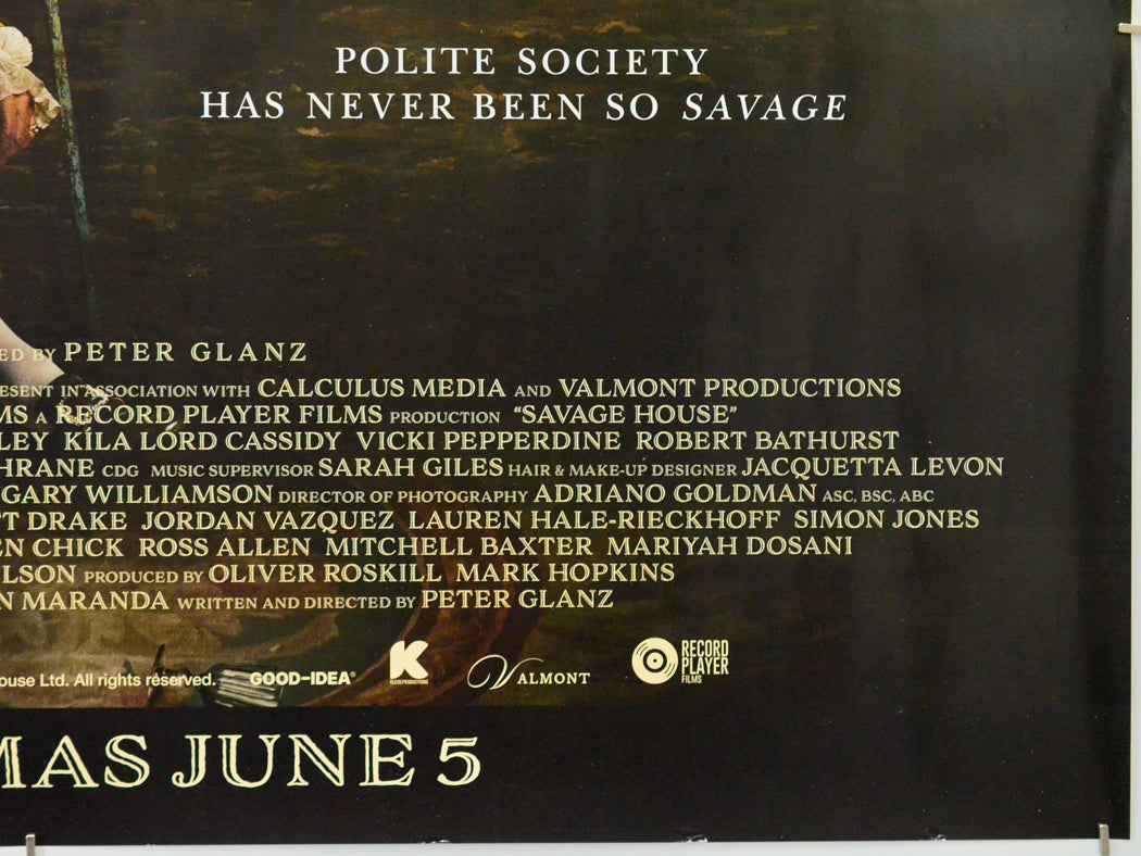 Savage House (Bottom Right) Cinema Quad Movie Poster 