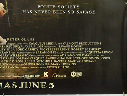 Savage House (Bottom Right) Cinema Quad Movie Poster 
