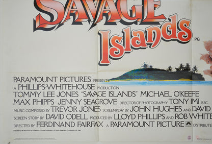 SAVAGE ISLANDS (Bottom Left) Cinema Quad Movie Poster 