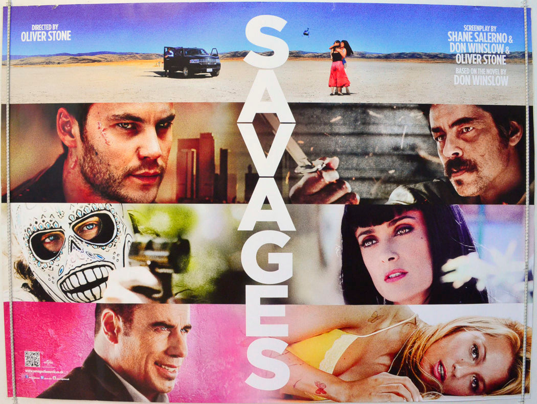 Savages Original British Quad Poster - Film Poster - Movie Poster 