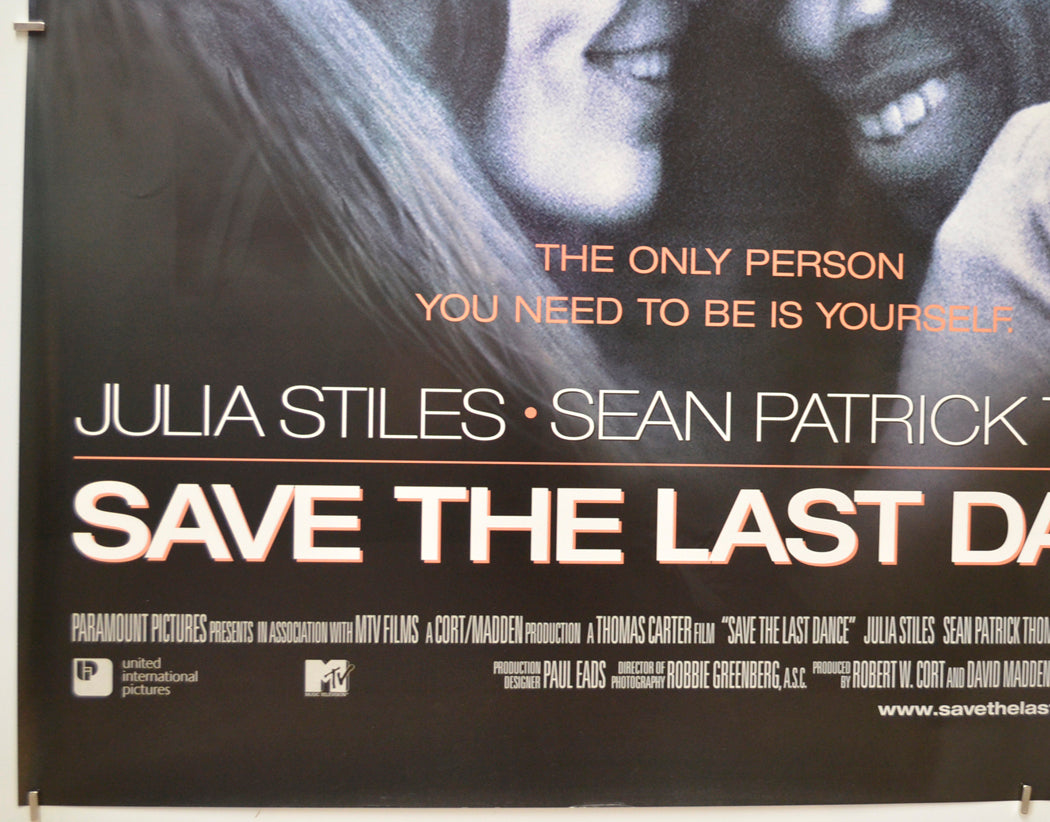 SAVE THE LAST DANCE (Bottom Left) Cinema Quad Movie Poster 