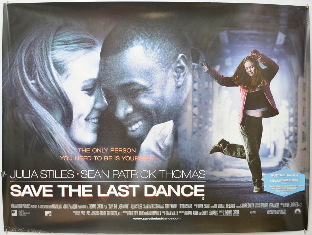 Save The Last Dance Original Quad Poster - Film Poster - Movie Poster