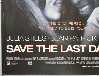 SAVE THE LAST DANCE (Bottom Left) Cinema Quad Movie Poster 