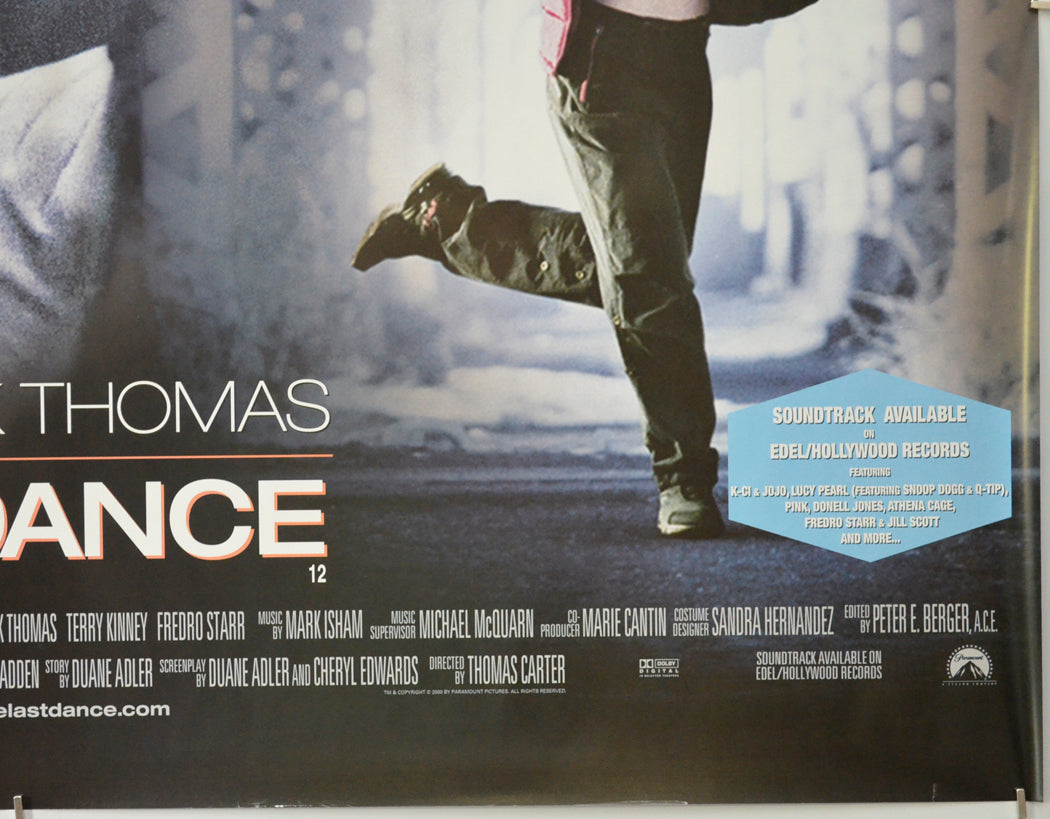 SAVE THE LAST DANCE (Bottom Right) Cinema Quad Movie Poster 