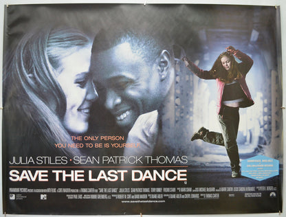 Save The Last Dance Original Quad Poster - Film Poster - Movie Poster  