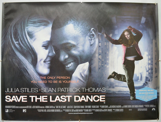 Save The Last Dance Original Quad Poster - Film Poster - Movie Poster  