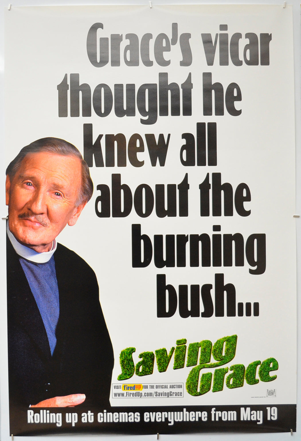 Saving Grace (Leslie Phillips Teaser / Advance Version)  Original One Sheet Poster - Film Poster - Movie Poster