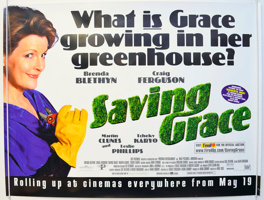 Saving Grace  Original British Quad Poster - Film Poster - Movie Poster 