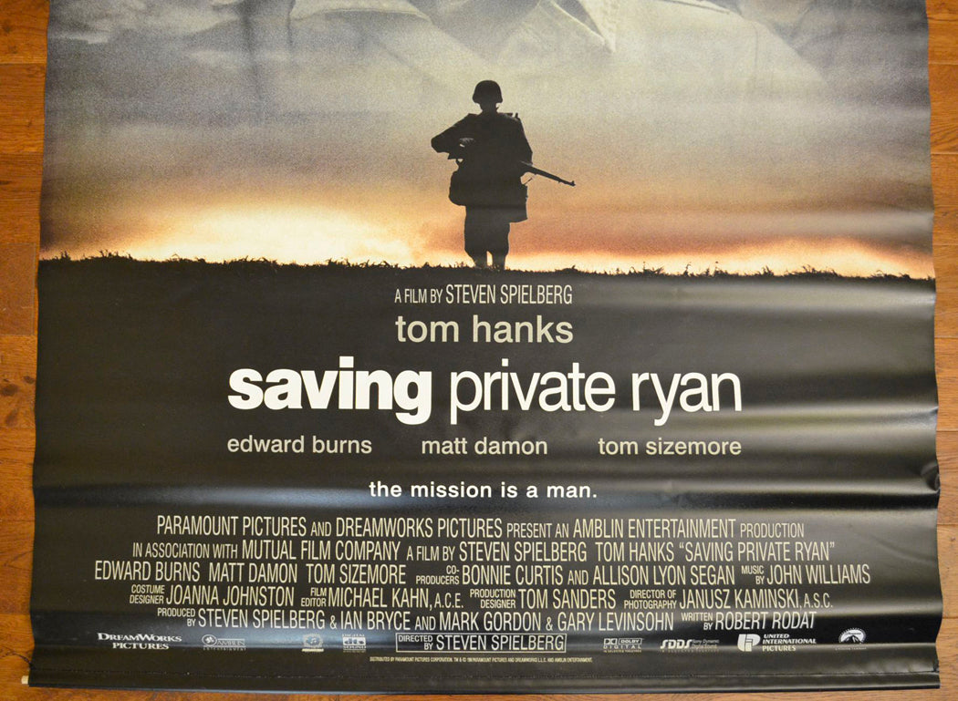 SAVING PRIVATE RYAN Cinema BANNER - Bottom 