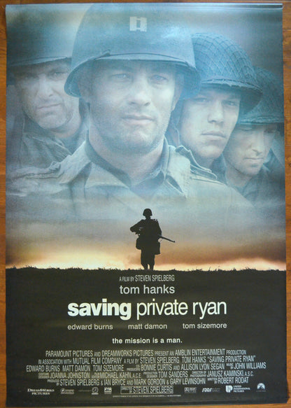 Saving Private Ryan   Original Cinema Banner - Film Banner - Movie Banner - Vinyl Banner 