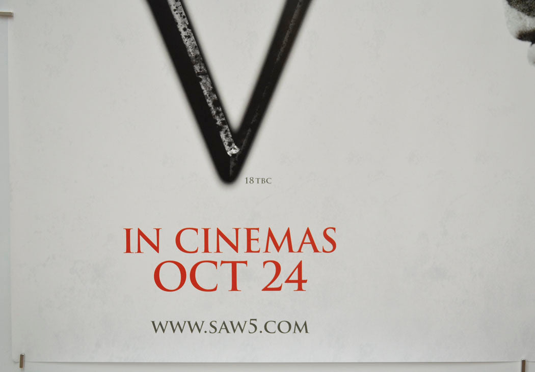 SAW V (Bottom Left) Cinema Quad Movie Poster 