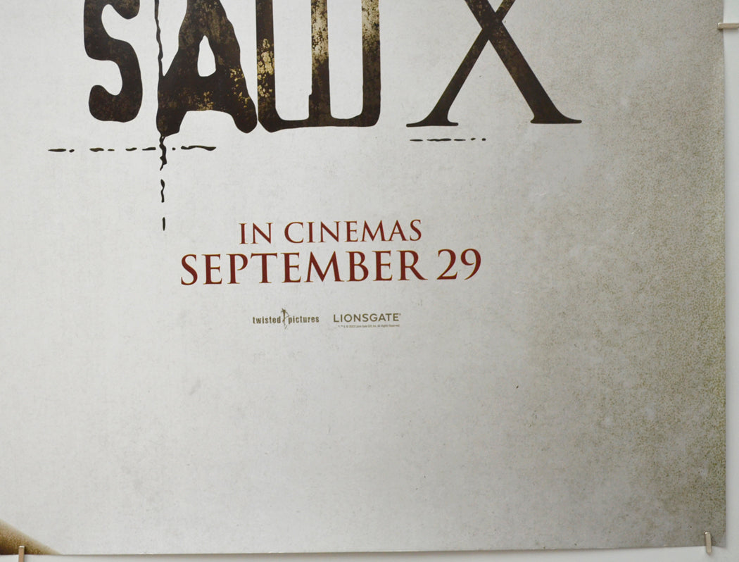 SAW X (Bottom Right) Cinema Quad Movie Poster 