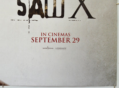 Saw X (Bottom Right) Cinema Quad Movie Poster 