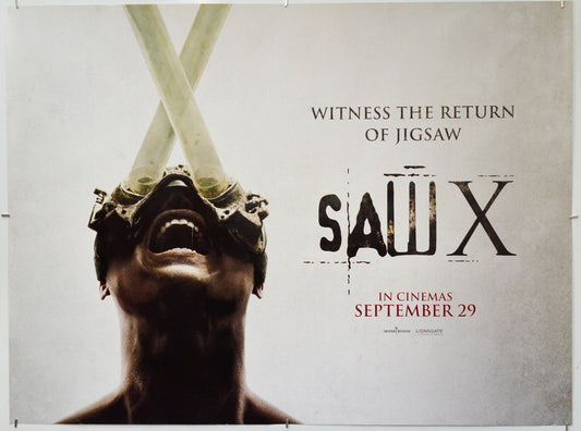 Saw X - Original Quad Poster - Film Poster - Movie Poster