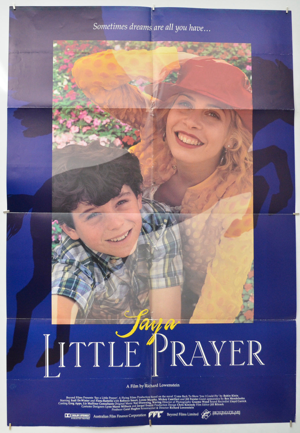 Say A Little Prayer  Original One Sheet Poster - Film Poster - Movie Poster